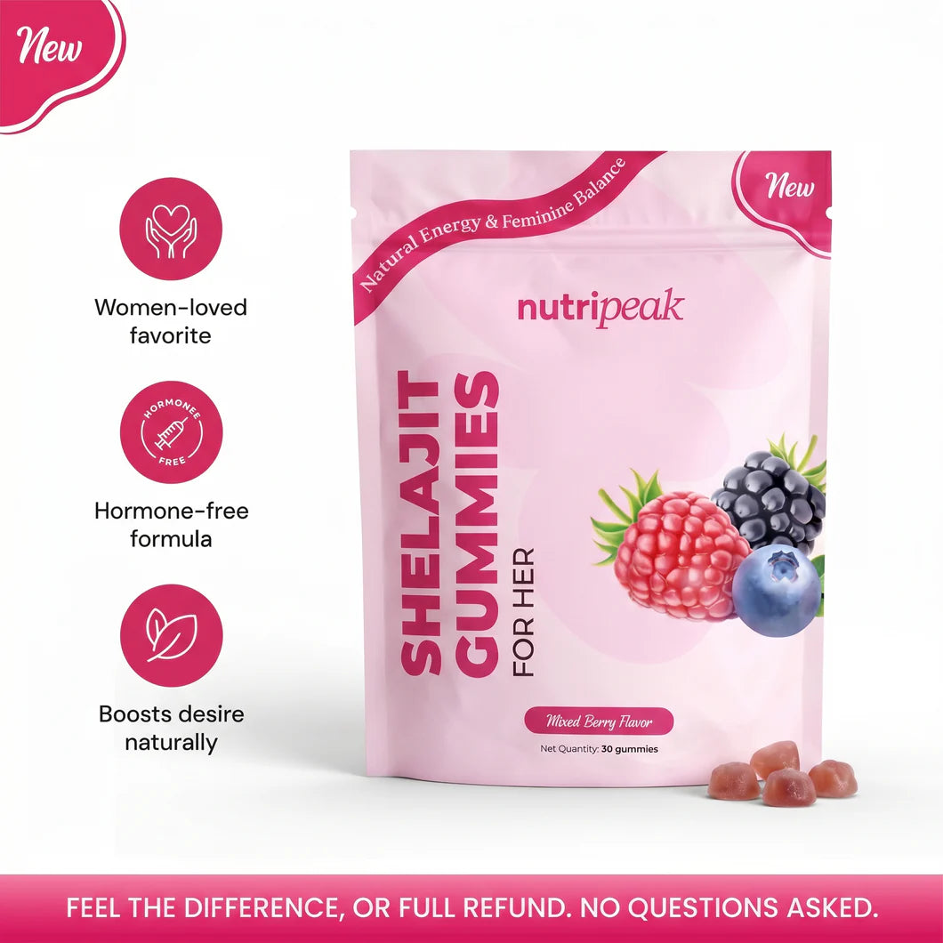 Shilajit-gummies voor haar
