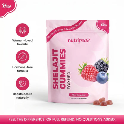 Shilajit-gummies voor haar