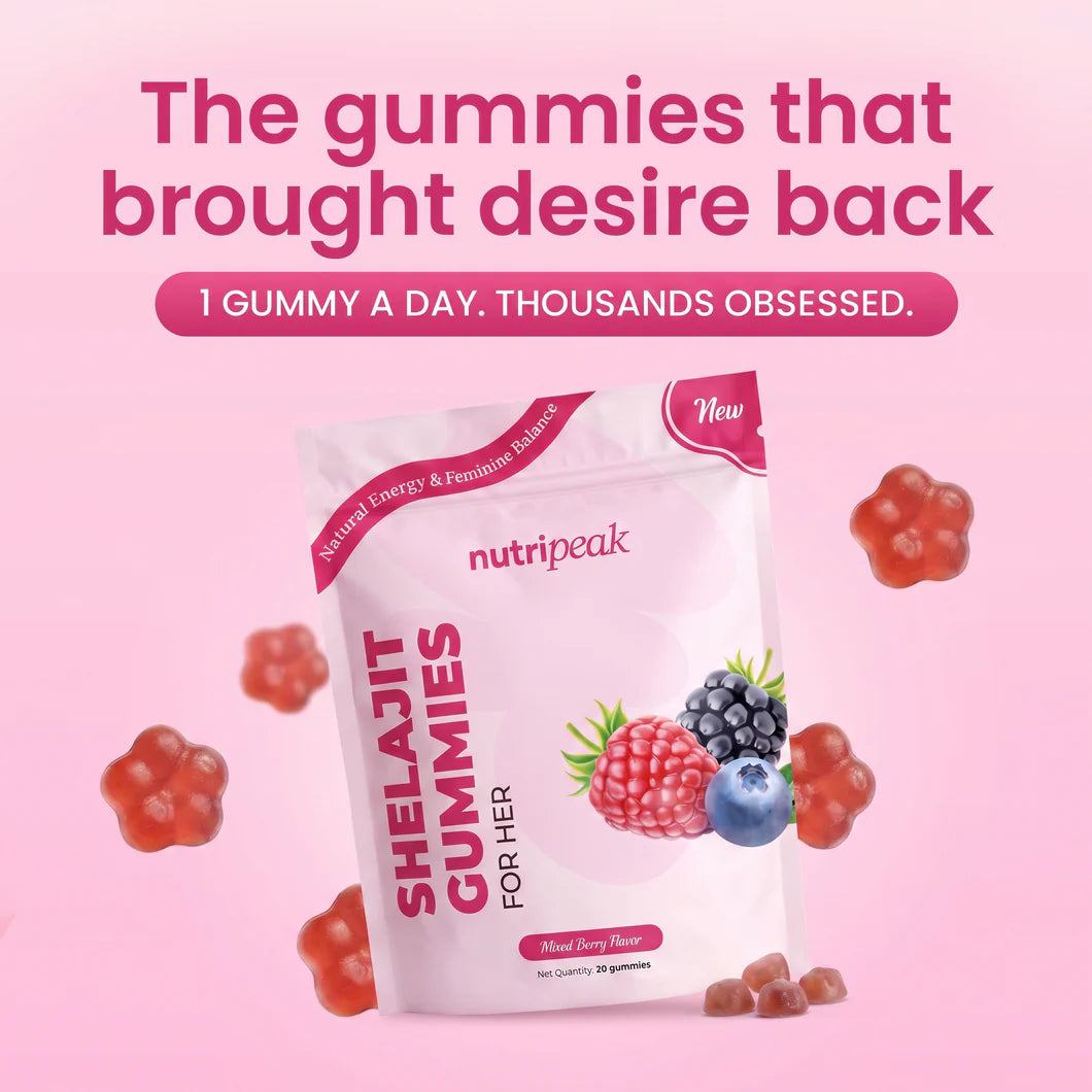 Shilajit-gummies voor haar