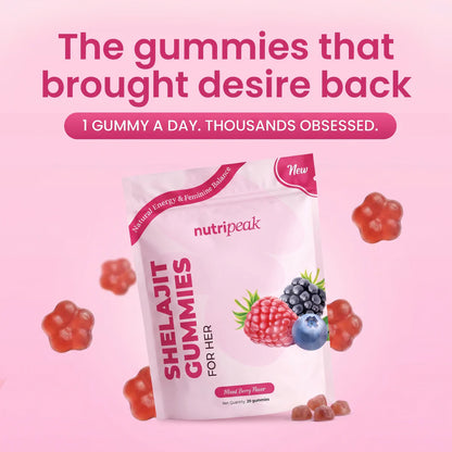 Shilajit-gummies voor haar