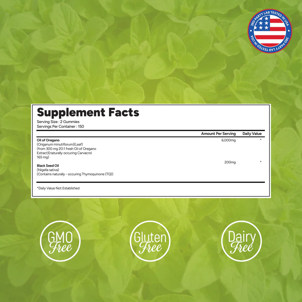 Oregano-olie softgels