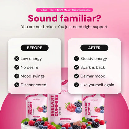 Shilajit-gummies voor haar