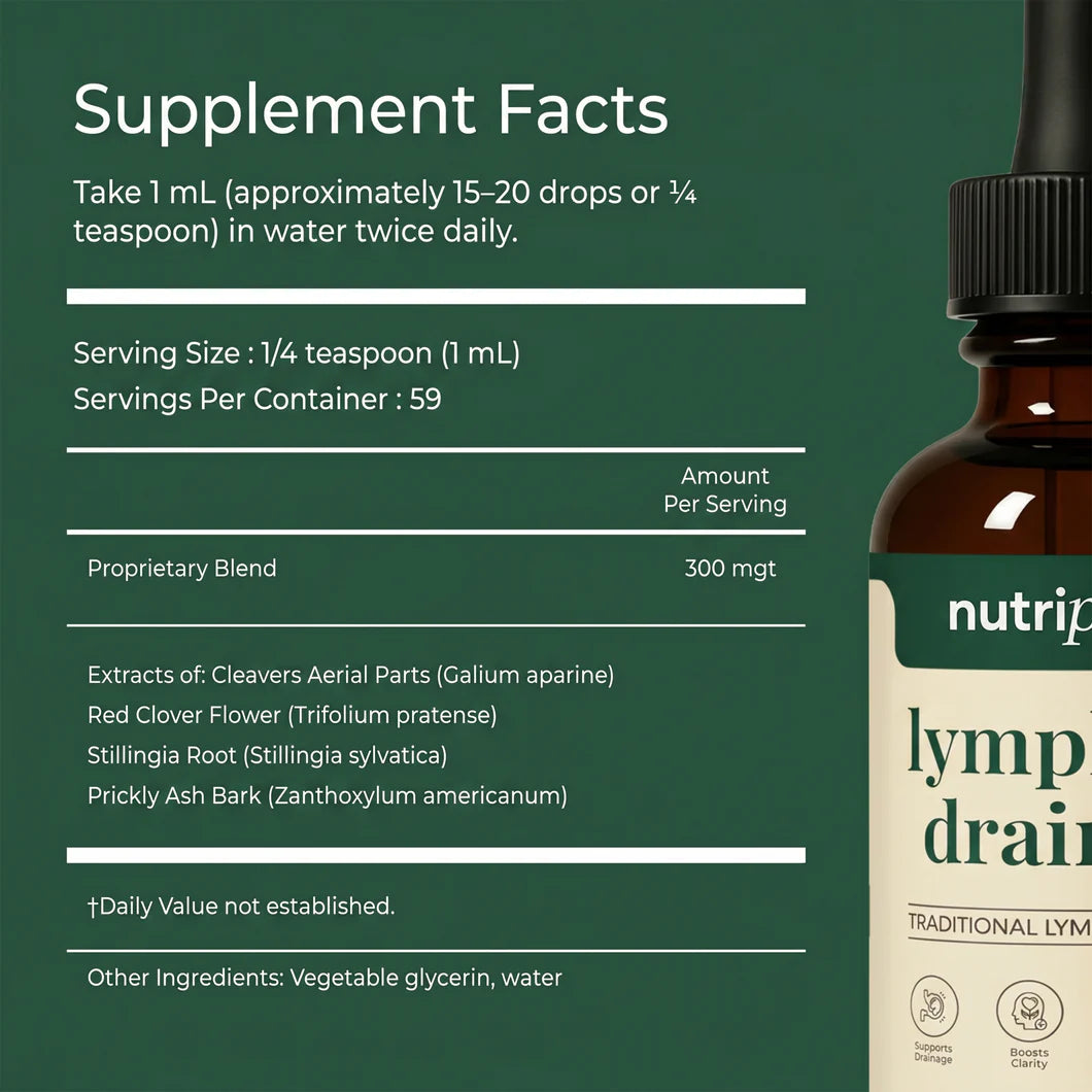 Druppels voor lymfedrainage