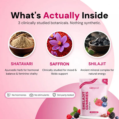 Shilajit-gummies voor haar
