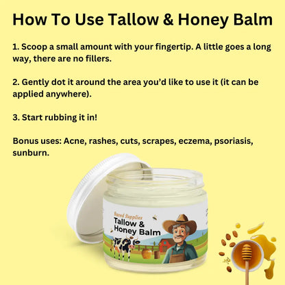 Tallow & Honey Balm - 57 g