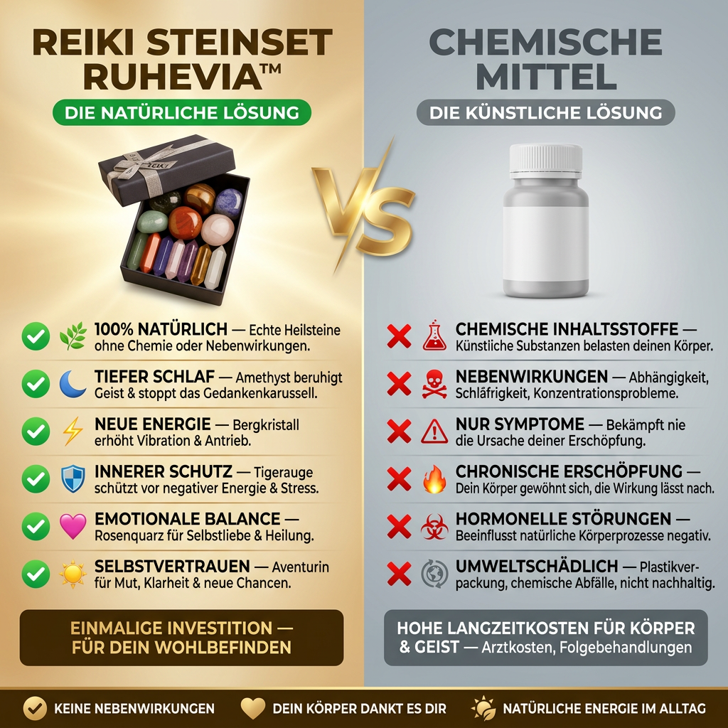 Ruhevia Heilstein Ritual Box | 7 Steine. 7 Wirkungen. 1 neues Gefühl.