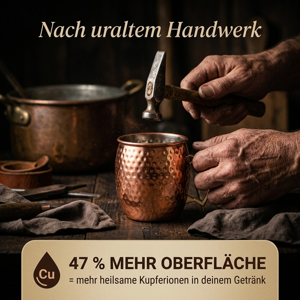 Ruhevia Kupferbecher | Natürlich trinken, plastikfrei