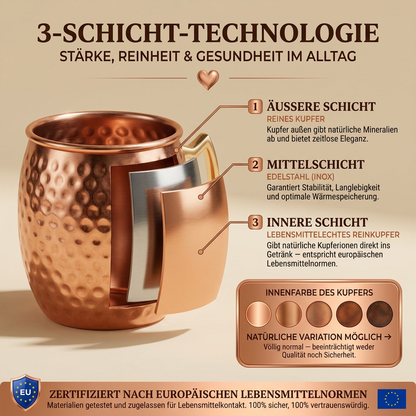 Ruhevia Kupferbecher | Natürlich trinken, plastikfrei