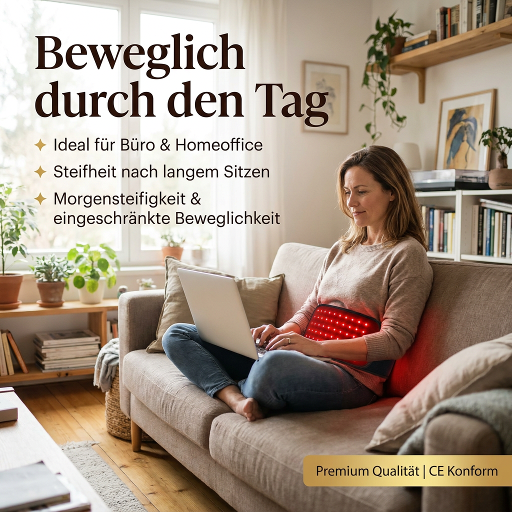 Ruhevia Infrarot-Therapiegürtel | Rückenschmerzen · Durchblutung · Entspannung
