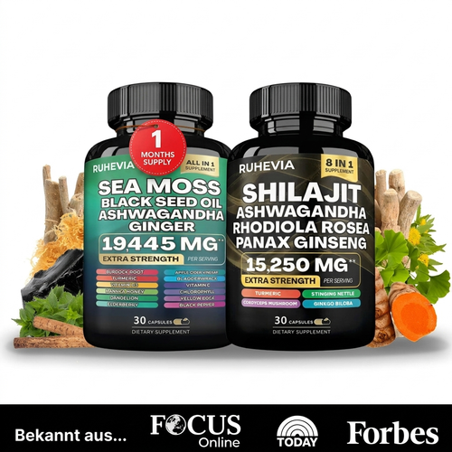Ruhevia™  20-in-1 Nahrungsergänzungsmittel-Bundle