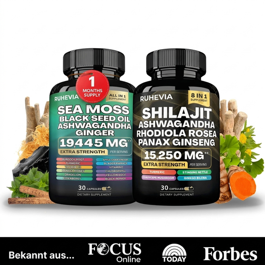 Ruhevia™  20-in-1 Nahrungsergänzungsmittel-Bundle