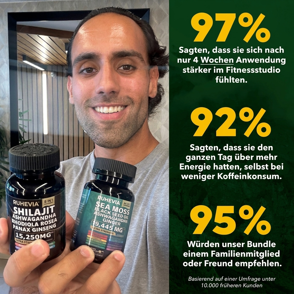 Ruhevia™  20-in-1 Nahrungsergänzungsmittel-Bundle