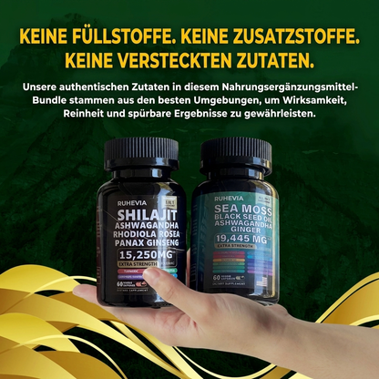 Ruhevia™  20-in-1 Nahrungsergänzungsmittel-Bundle