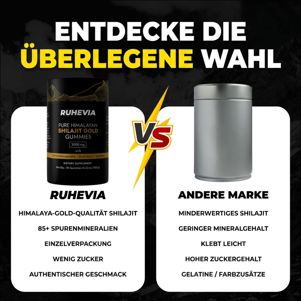 Ruhevia™ Reine Shilajit-Gummibärchen
